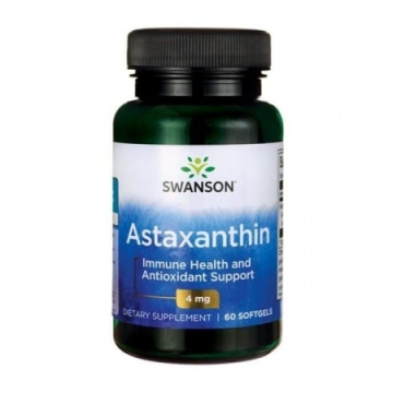 SWANSON Astaxanthin 4 mg 60 kapsułek