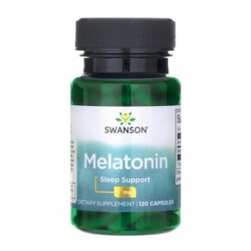 Swanson Melatonina 1 mg, 120 kapsułek