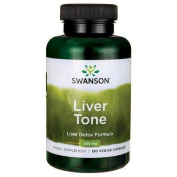 SWANSON Liver  Tone  Detox Formula 120 kapsułek