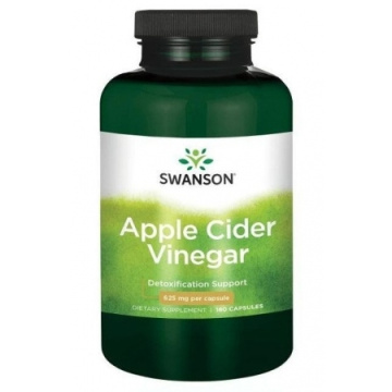 Swanson Apple Cider Vinegar 625 mg, 180 kapsułek