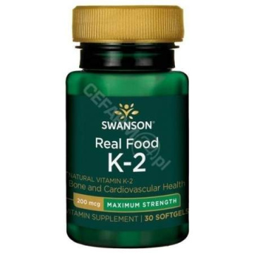 Swanson Witamina K2 200 mcg  30 kaps |