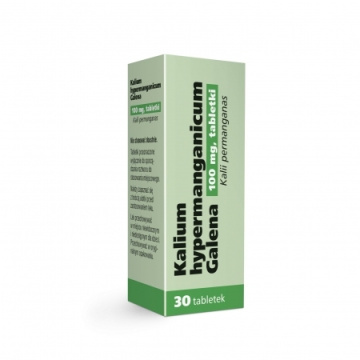Kalium hypermanganicum 100 mg, 30 tabletek