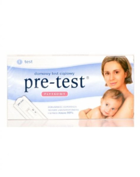 Test ciążowy PRE-TEST płytkowy 1 szt.