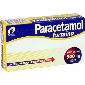 Paracetamol Farmina czopki 500 mg 10 sztuk
