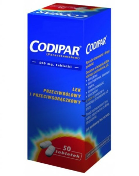 Codipar 500 mg, 50 tabletek