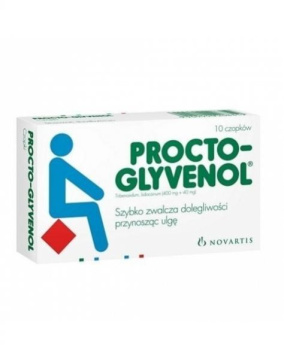 Procto-Glyvenol 10 czopków doodbytniczych