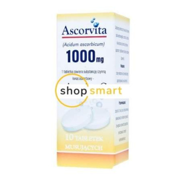 Ascorvita 1 g, 10 tabletek
