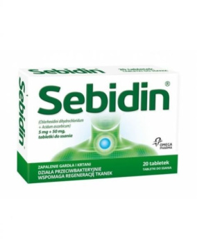 Sebidin, 20 tabletek