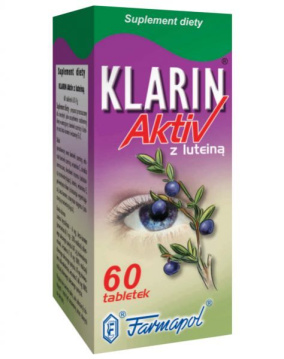 Klarin ACTIV z luteiną 60 tabletek