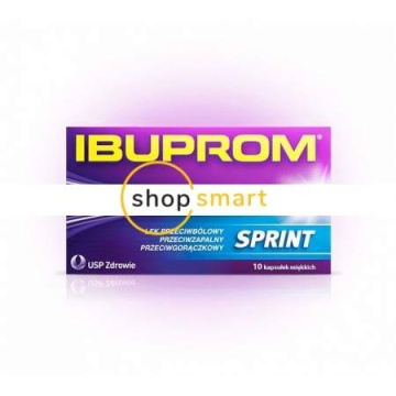 Ibuprom Sprint Caps 200 mg 10 kapsułek miękkich
