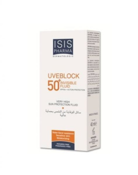 Isispharma uveblock fluid z filtrem przeciwsłonecznym, bezbarwny spf 50+ 40 ml