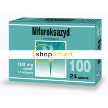 Nifuroksazyd 100 mg , 24 tabletki