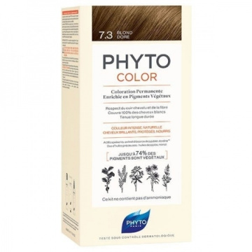 PHYTO Color Trwała koloryzacja włosów bez amoniaku 7.3 Złoty blond, 100 ml