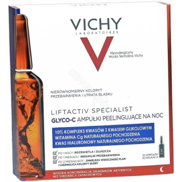 Vichy Liftactiv Specialist Glyco-C ampułki peelingujące na noc 10 ampułek|
