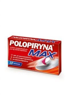 Polopiryna Max 500 mg, 10 tabletek