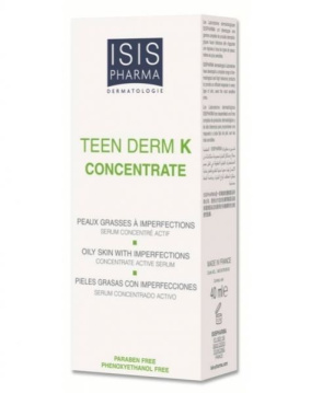 Isispharma Teen Derm K serum keratoregulujące dla skóry tłustej trądzikowej 30 ml