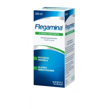 Flegamina syrop o smaku miętowym 200 ml