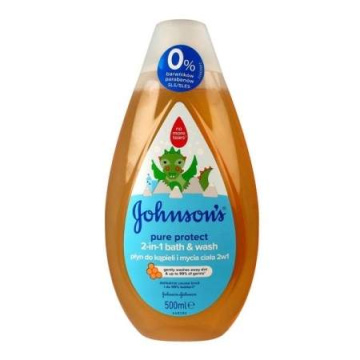 Johnson's Baby Pure Protect Płyn do kąpieli 2in1 dla dzieci  500ml