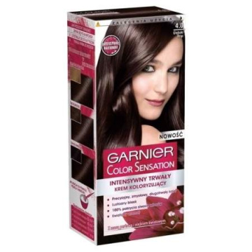 Garnier Color Sensation Krem koloryzujący 4.0 Deep Brown- Głęboki brąz