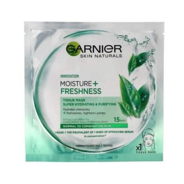 Garnier Skin Naturals Moisture+ Maska-kompres nawilżająco-oczyszczająca  32g