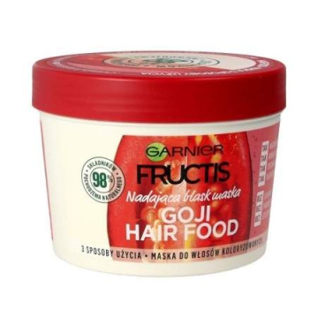 Fructis Hair Food Maska do włosów nadająca blask Goji  390ml