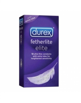 DUREX FETHERLITE ELITE Prezerwatywy dodatkowo nawilżane 12 szt.