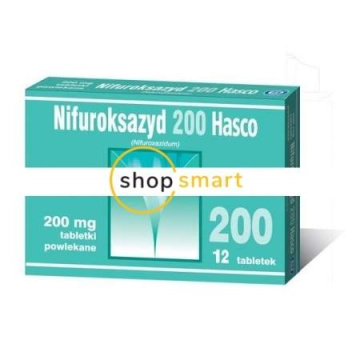 Nifuroksazyd 200 mg, 12 tabletek
