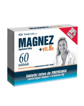 Magnez + Vit.B6 300 mg 60 tabletki
