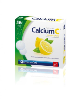 Calcium C o smaku cytryny 16 tabl.