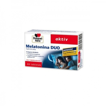 DoppelHerz Aktiv Melatonina DUO 40 tabletek