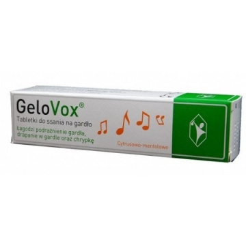 GeloVox łagodzenie podrażnień i chrypki, 20 tabletek do ssania