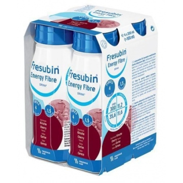 Fresubin Energy Fibre Drink (wiśnia) 4 x 200 ml