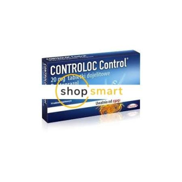 Controloc Control 20 mg 14 tabl.