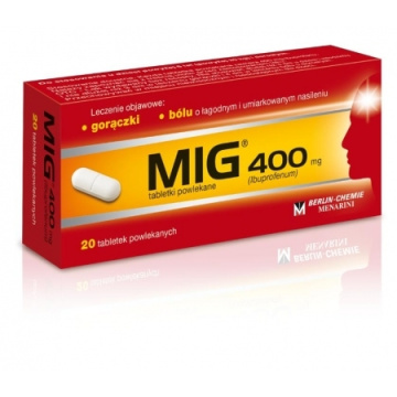 Mig 400 mg 20 tabletek powlekanych