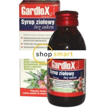 GardloX 7 Syrop ziołowy bez cukru 120 ml
