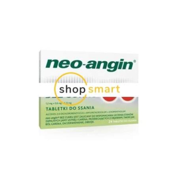 Neo-angin bez cukru , 24 tabletki