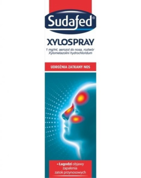 Sudafed XyloSpray 0,1% aerozol do nosa 10 ml