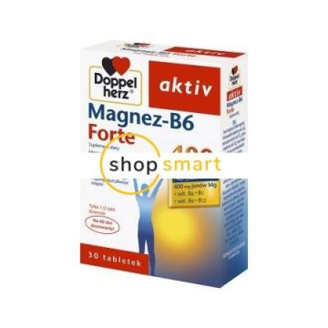 DOPPELHERZ AKTIV Magnez-B6 Forte, 30 tabletek
