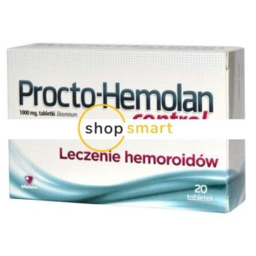 Procto-Hemolan Control 1000 mg 20 tabletek