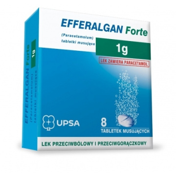 Efferalgan Forte 1 g 8 tabletek musujących