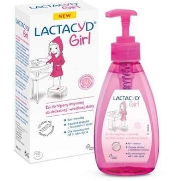 LACTACYD Girl  żel do higieny intymnej dla dziewczynek 200 ml
