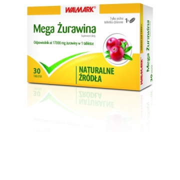 Mega Żurawina 30 tabletek