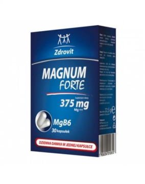 ZDROVIT Magnum Forte 375 mg , 30 kapsułek