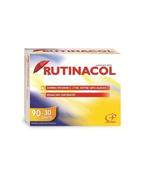 Rutinacol , 90 tabletek +, 30 tabletek GRATIS!!!
