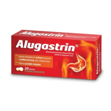 Alugastrin  20 tabletek