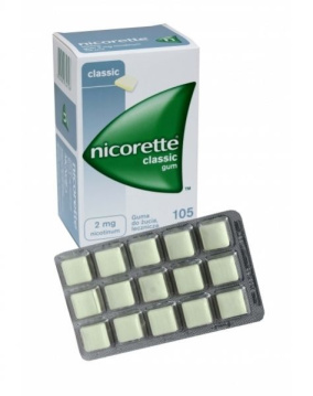 Nicorette Classic Gum 2 mg 105 szt.