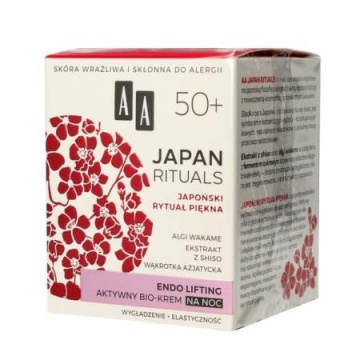 AA Japan Rituals 50+ Aktywny Bio-Krem na noc - endo lifting  50ml