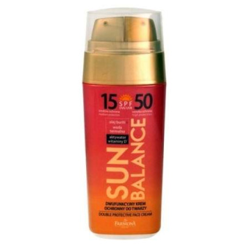 Farmona Sun Balance dwufunkcyjny krem ochronny do twarzy SPF15/SPF50 30 ml (2 x 15 ml)