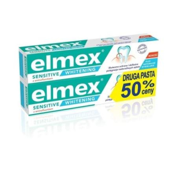 Pasta do zębów elmex sensitive whitening 2 x 75 ml (duopack)
