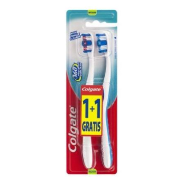 Colgate Szczoteczka 360° Whole Mouth Clean Średnia 1+1 gratis